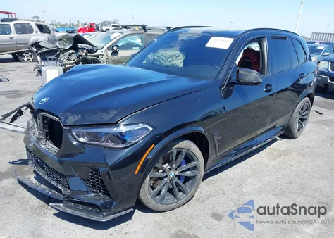 2020 BMW X5 M Competition z USA, uszkodzony, nr VIN 5YMJU0C08L9C65666